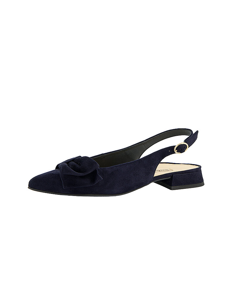 Paul Green Slingback Flats Navy 38 4